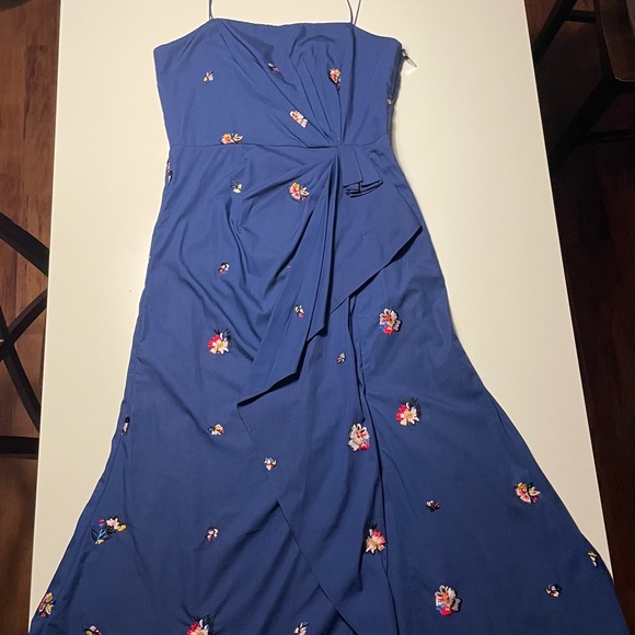 Prabal Gurung Blue Embroidered Dress - Picture 5 of 16